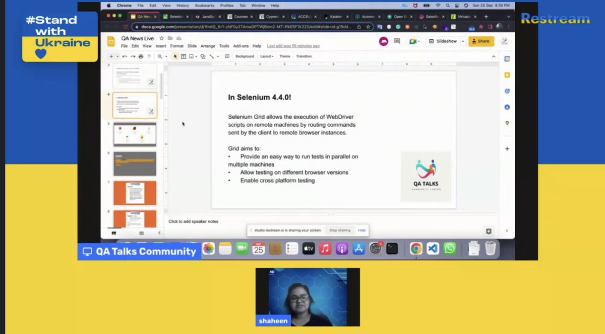 Check the qa talks live news 
On YouTube 

linkedin.com/company/qa-tal… 

For all testing related news like software updates latest tools conference job updates and much more 

#qanews #qatalks #softwareupdates #testers #news #conference #jobvacancies