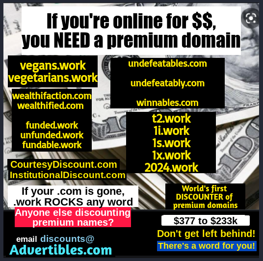 domainists's tweet photo. Mastery is never accidental! One word tells the world. Higher search-engine rank, more traffic
#mastery #domain #vegetarians #vegans #healthier #ads #twitme #motivation #oneworddomains #healthy #discounts #selfhelpstrategies https://t.co/NB3YKlyQ4M