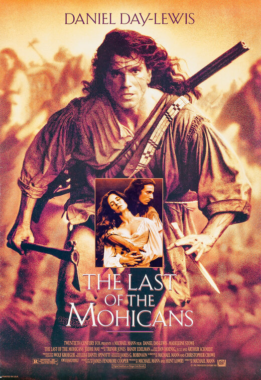 #MichaelMann's adaptation of the #JamesFenimoreCooper classic #TheLastoftheMohicans opened 30 years ago today on September 25th, 1992 #DanielDayLewis #MadelineStowe #JodhiMay #WesStudi #RussellMeans #EricSchweig #StevenWaddington #FrenchandIndianWar #NathanielPoe #90sMovies