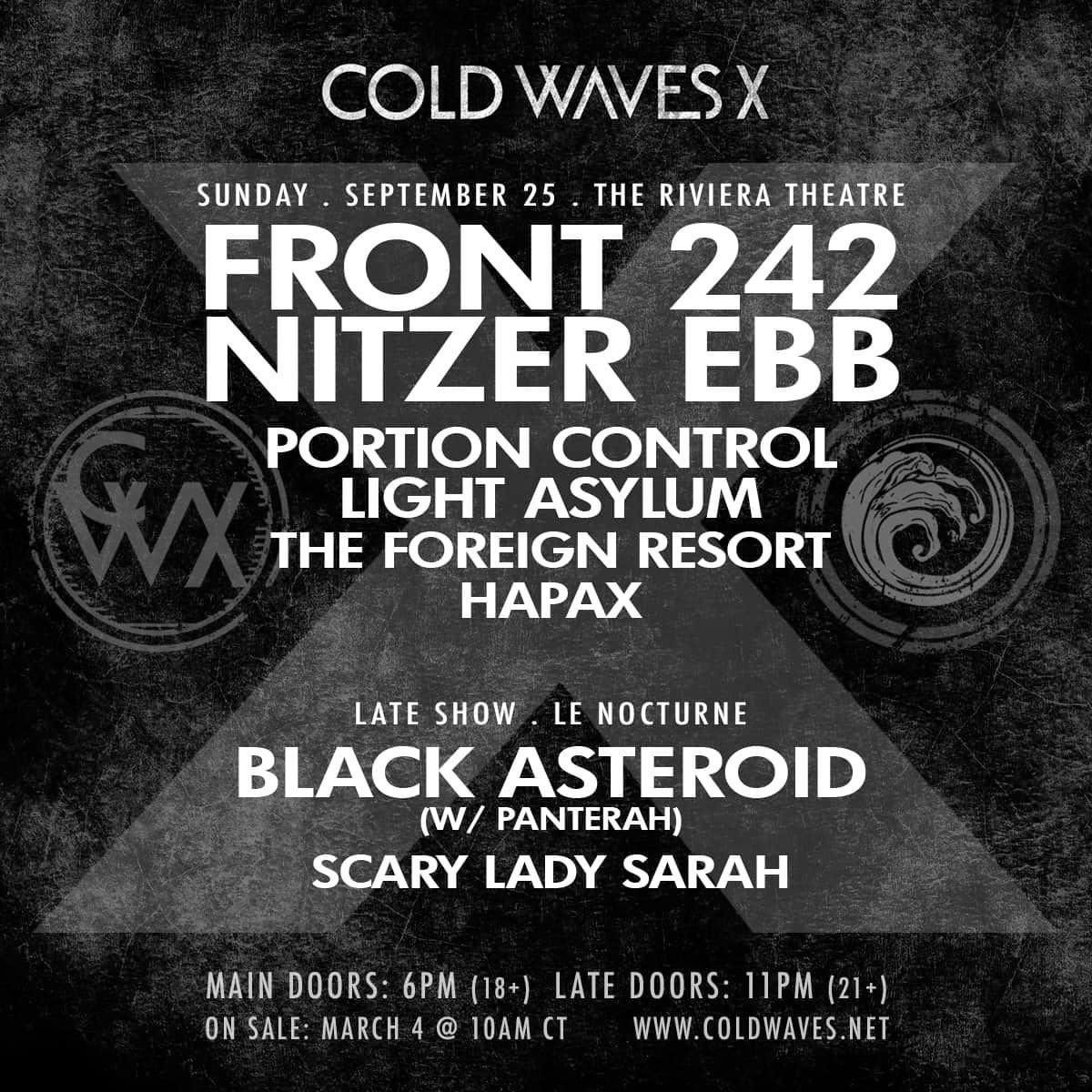 Hey Hey #Chicago @foreignresort are performing @COLDWAVES_ today. I’m still on such a high from last night’s show in Toronto.