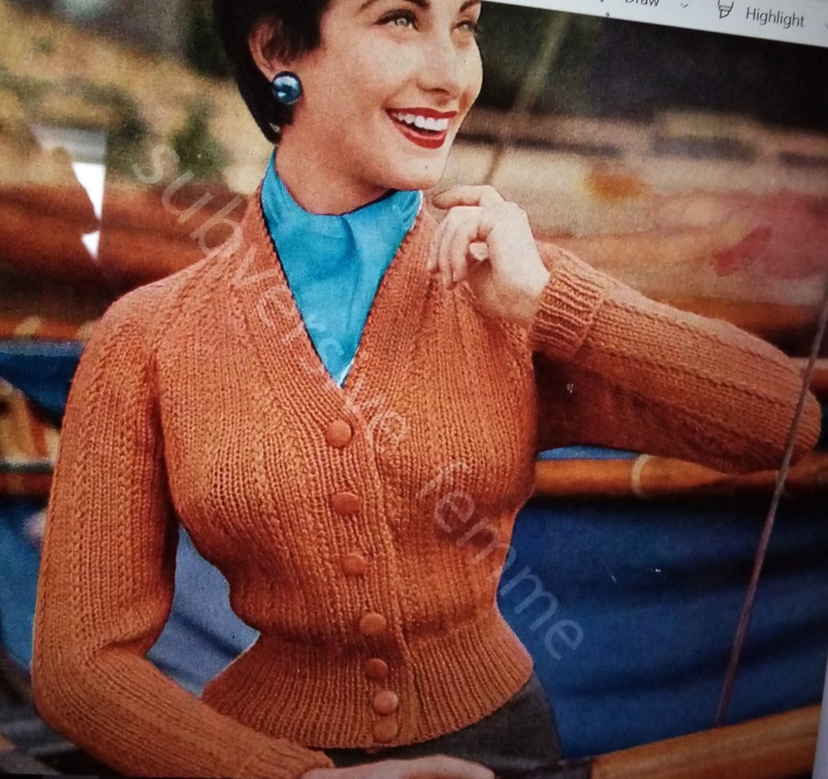 KnittedPanda's tweet photo. Ladies raglan cardigan in dk on the needles! Now just need to knit the sleeves! #knitting #vintage https://t.co/9N7og4eEV7
