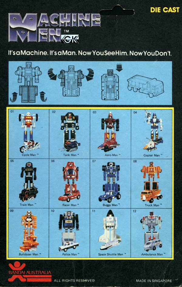 asorohanart's tweet photo. In Australia Gobots was called "Machine Men" and for like a fair while in the early stages the Machine Men packaging used "Machinemanised" versions of the Machine Robo character names. #transformers #gobots #machinemen https://t.co/1yeeELUhFd