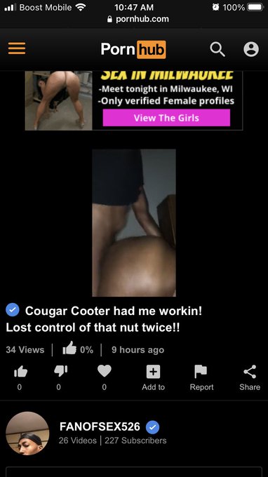 Vid up and ready for the views!! Yes the mature pussy hits different I couldn&rsquo;t keep my nut together