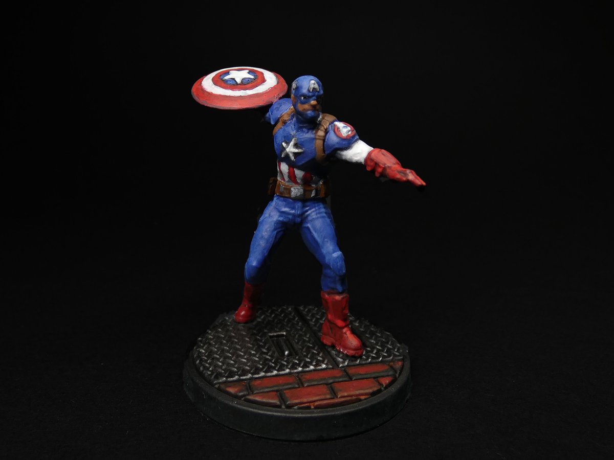 elotheror's tweet photo. New fella joining the on-going Avengers Team from Crisis Protocol, he definitely can pose like this all day.

#marvelcrisisprotocol #minipainting #paintingminiatures #atomicmassgames #captainamerica #miniaturepainting https://t.co/9FgmO9SdjV