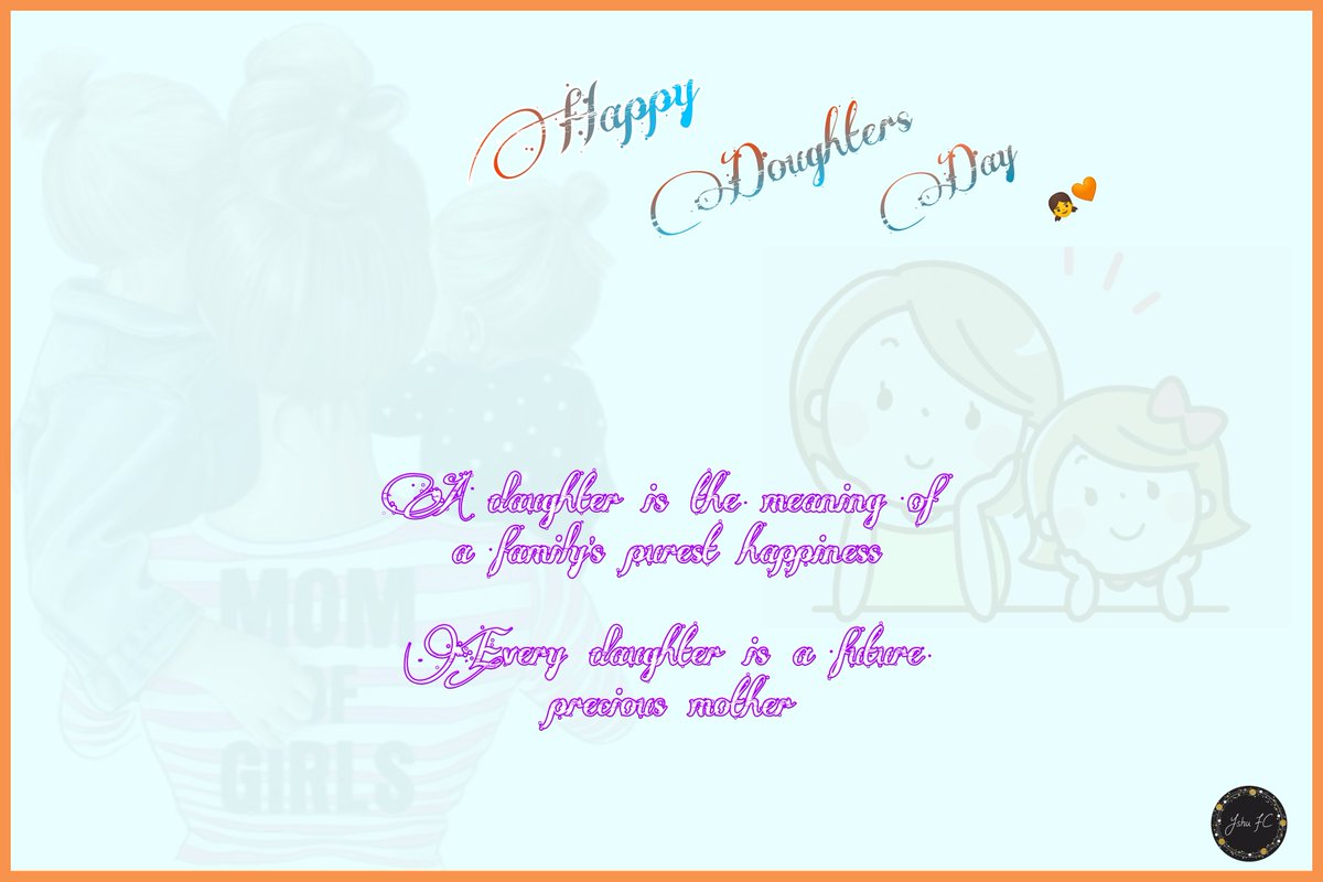 YshuFC's tweet photo. Happy Doughters day 👧

A daughter brings complete happiness to the family 🧡

#HappyDaughtersDay @vyshu__66 https://t.co/LG0fbJUnrh