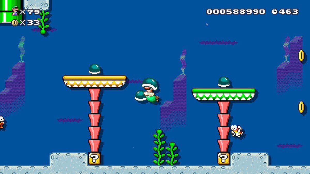 MetroidMike64's tweet photo. This Super World features 40 full courses spread across 8 worlds. 24 courses from Super Mario World, 14 from SMB3 and 2 courses from SMB. There are no courses from NSMBU or SM3DW, only the classics. So if NES/SNES 2D Mario is your jam, this game is for you. https://t.co/y1hFPXhRW5