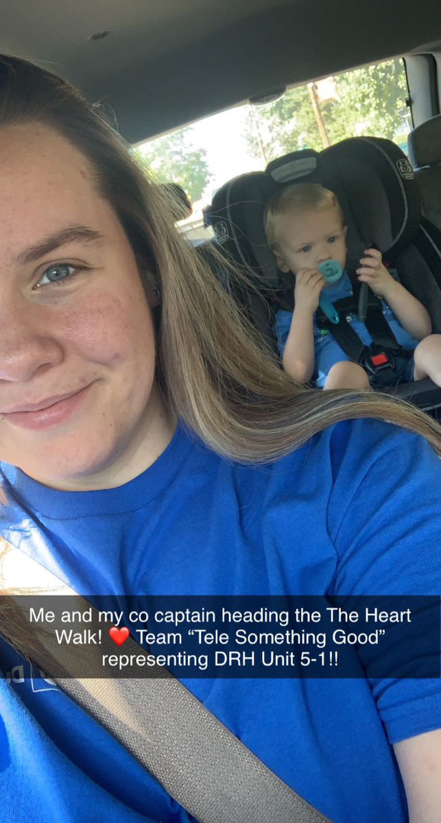 cenafann's tweet photo. Me and my Co-Captain Representing DRH Unit 5-1 Team “Tele Something Good” and the #TriangleHeartWalk https://t.co/q91gbjGr4j