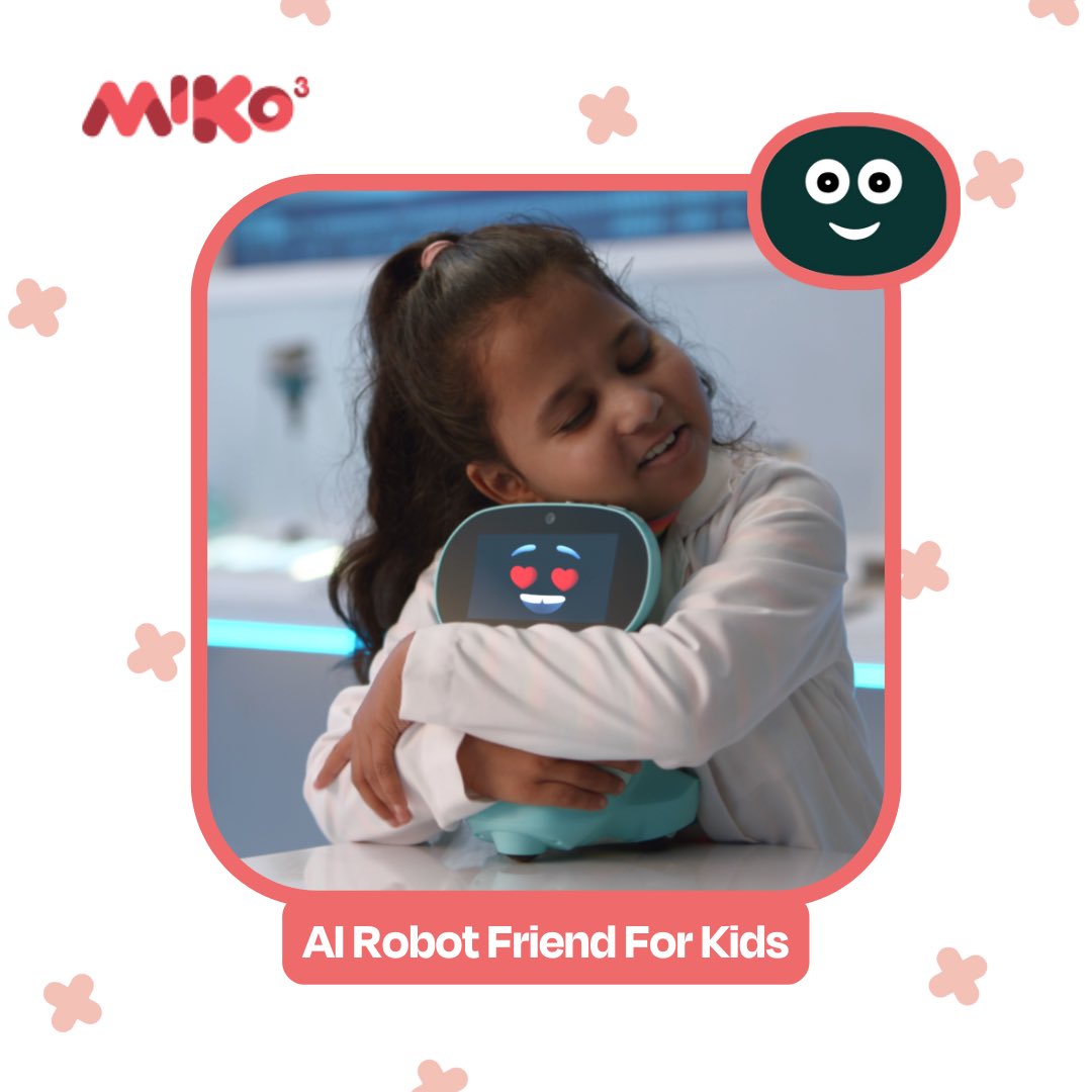 MikoRobot's tweet image. OMG! Look who's here! It’s Miko 3!
An AI robot companion that has just arrived to give this little kid a big surprise. Keep following us to know how they grow and play together. Everyone needs Miko in their lives!
#Miko #Miko3 #RobotForKids #KidsRobot #MyCompanion #MyMiko
