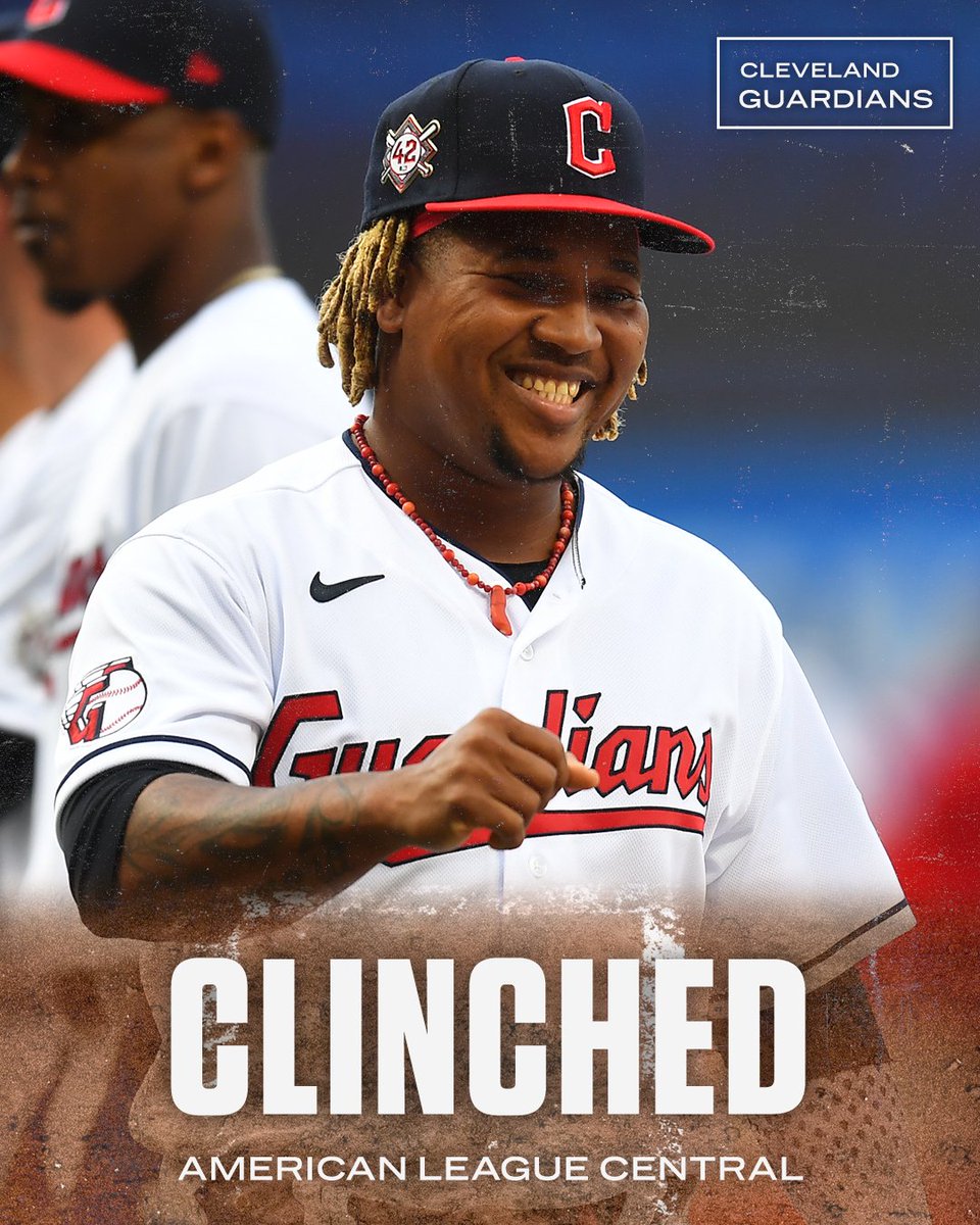The Guardians are AL Central champs 👑