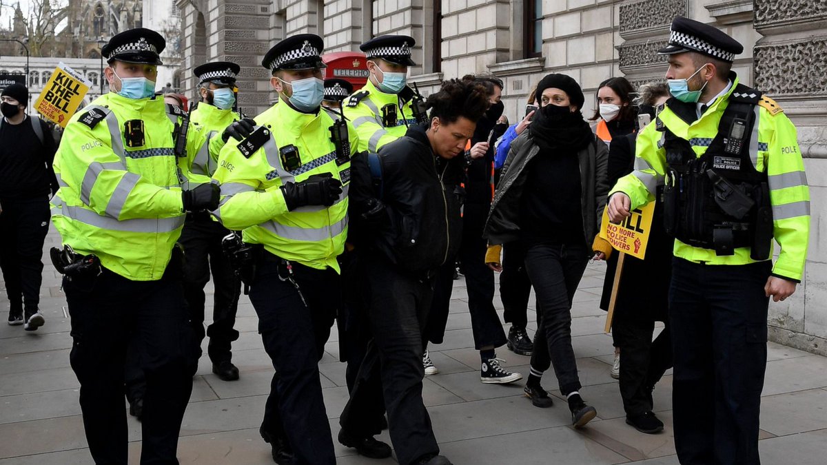 Ru173418052's tweet photo. @AmanthaP @Jeevanifdo @RW_UNP 3 photos from 3 different countries for vastly varied reasons  1. James Fonda in US Capitol, 2 Norway arrest for Russian oil protest, 3, the UK for the anti policing bill. Can you find me a reference where protestors are not arrested? It's not about respect. #SriLanka https://t.co/7cZpbxc4jw