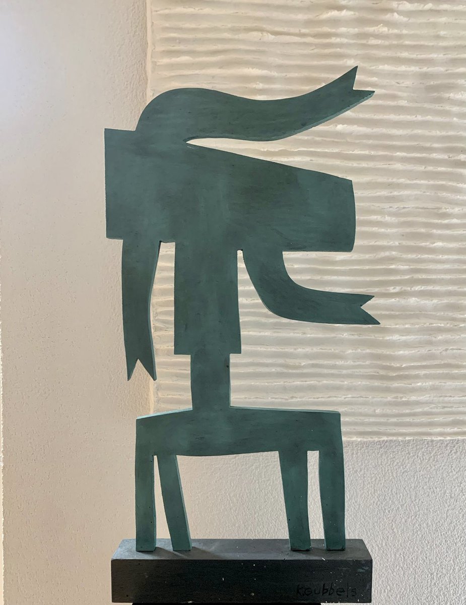 Sculptuur Klaas Gubbels
Zijwaarts 
53 cm hoog Kunstpakket Nederland