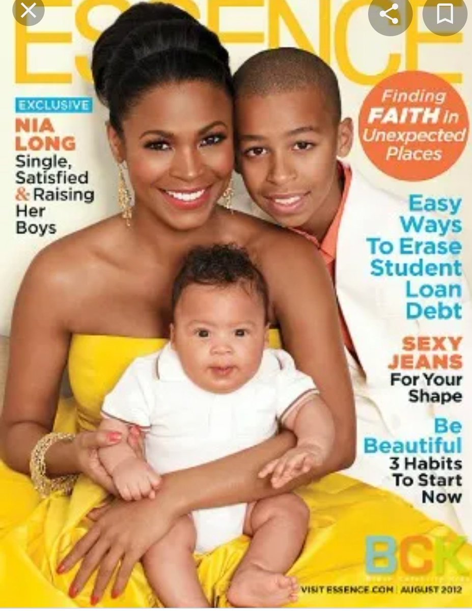 DarkGentlewoman's tweet photo. @PlutonianNight #NiaLong's life is a Generation X study of how Black media #Messence encouraged dark skinned BW breeding out of wedlock children to produce more fully Black boys as a model for Black love. No marriage, just heartache and struggle. Single. Satisfied? Sons πΏ #ImeUdoka https://t.co/usjCDDjnJS