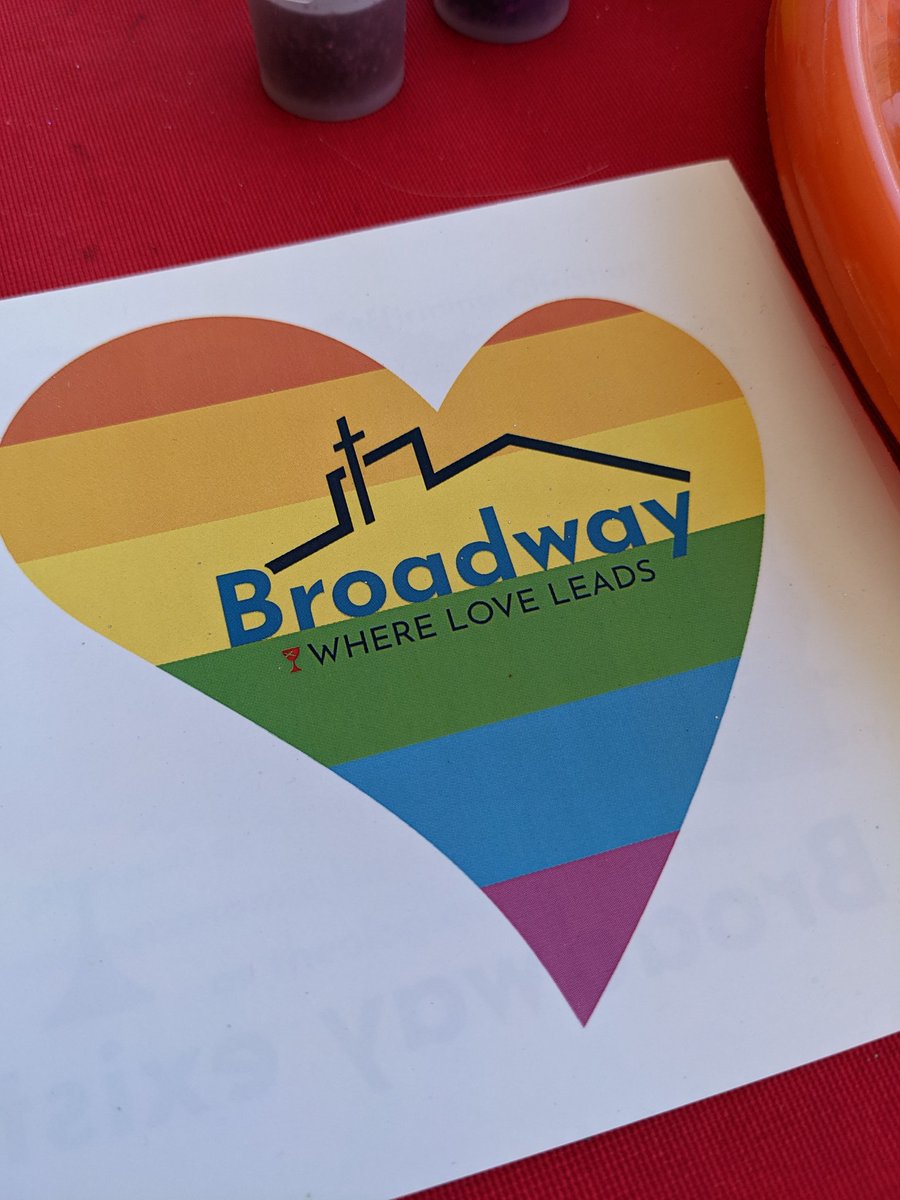HowGen's tweet photo. So much fun at MidMO PrideFest today doing glitter blessings in the @broadwaycomo Christian Church booth! 🏳️‍🌈🌈❤️🧡💛💚💙💜 (The sweet pup is up for adoption -- contact Second Chance to learn more about Bandit!) https://t.co/OSuJdo1XjM