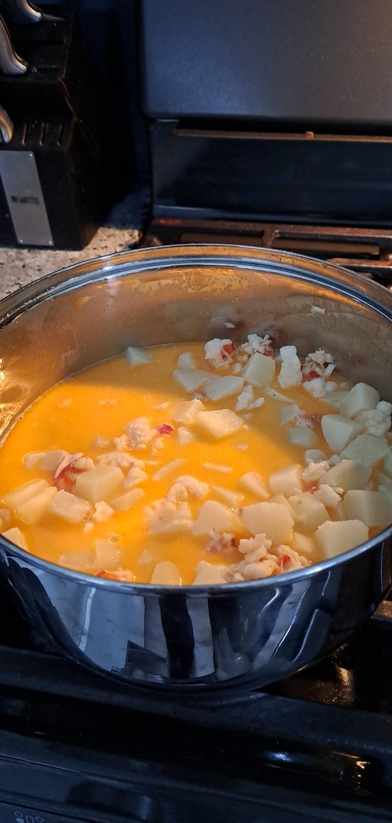 National Lobster Day.  Made my wife a 🦞 chowder