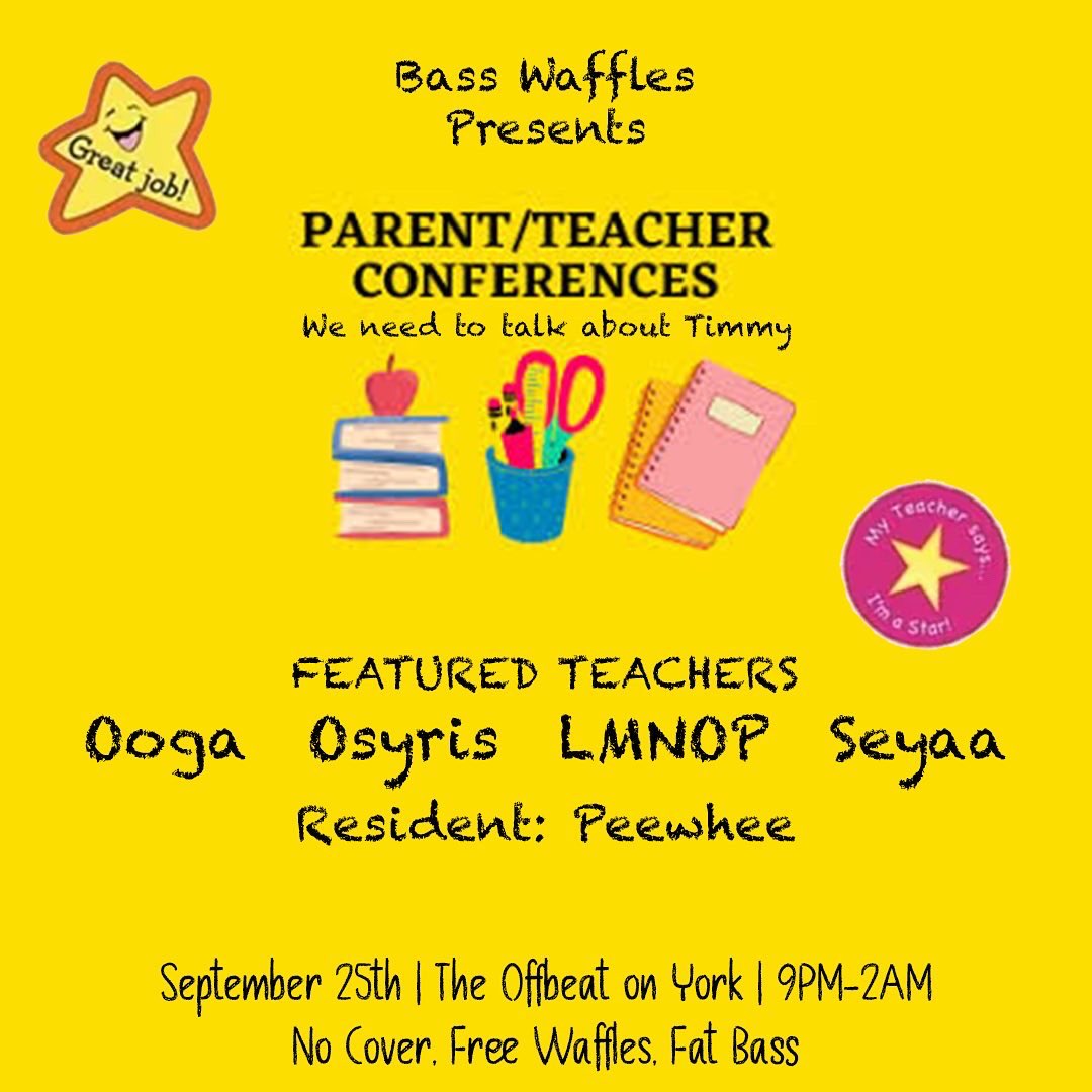 Unfortunately it seems that Timmy has given lice to PE teacher, <a href="/bdhbtmusic/">sad rabbit</a>, so he will be unable to attend our parent teacher conference tonight. BUT fortunately <a href="/oogamusic/">Ooga (Dubstep Tarzan)</a> will be subbing for him. 🧇📚🍎

See y’all tonight!