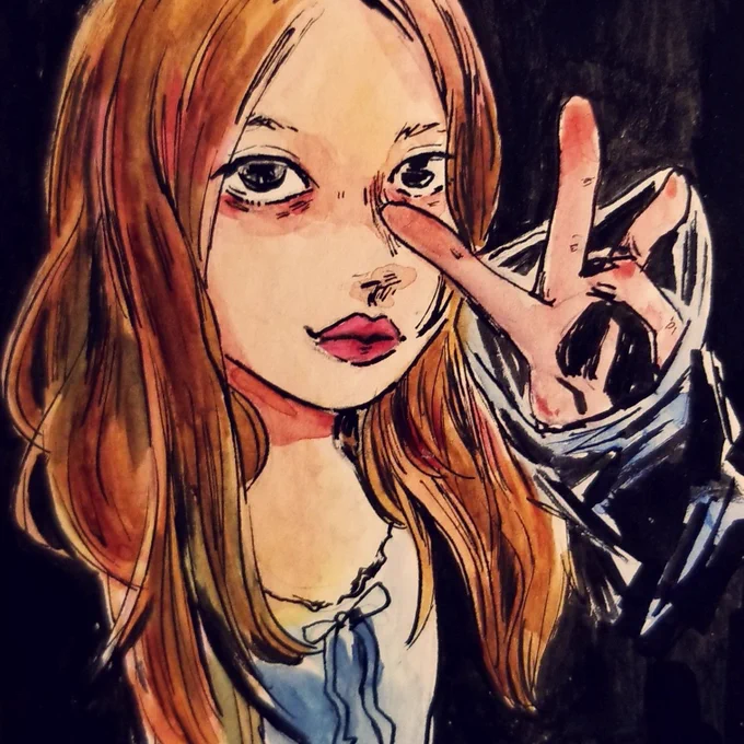 thinking about my ink &amp; watercolor era 