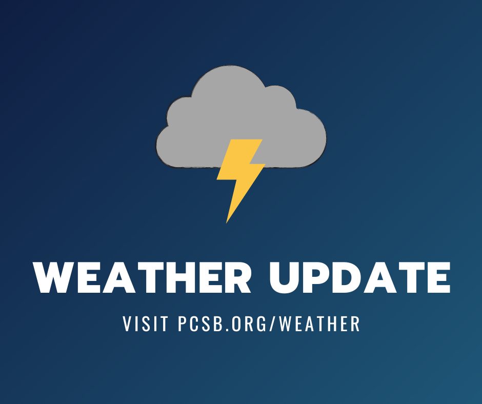 Pinellas County Schools on Twitter "WEATHER UPDATE The Pinellas