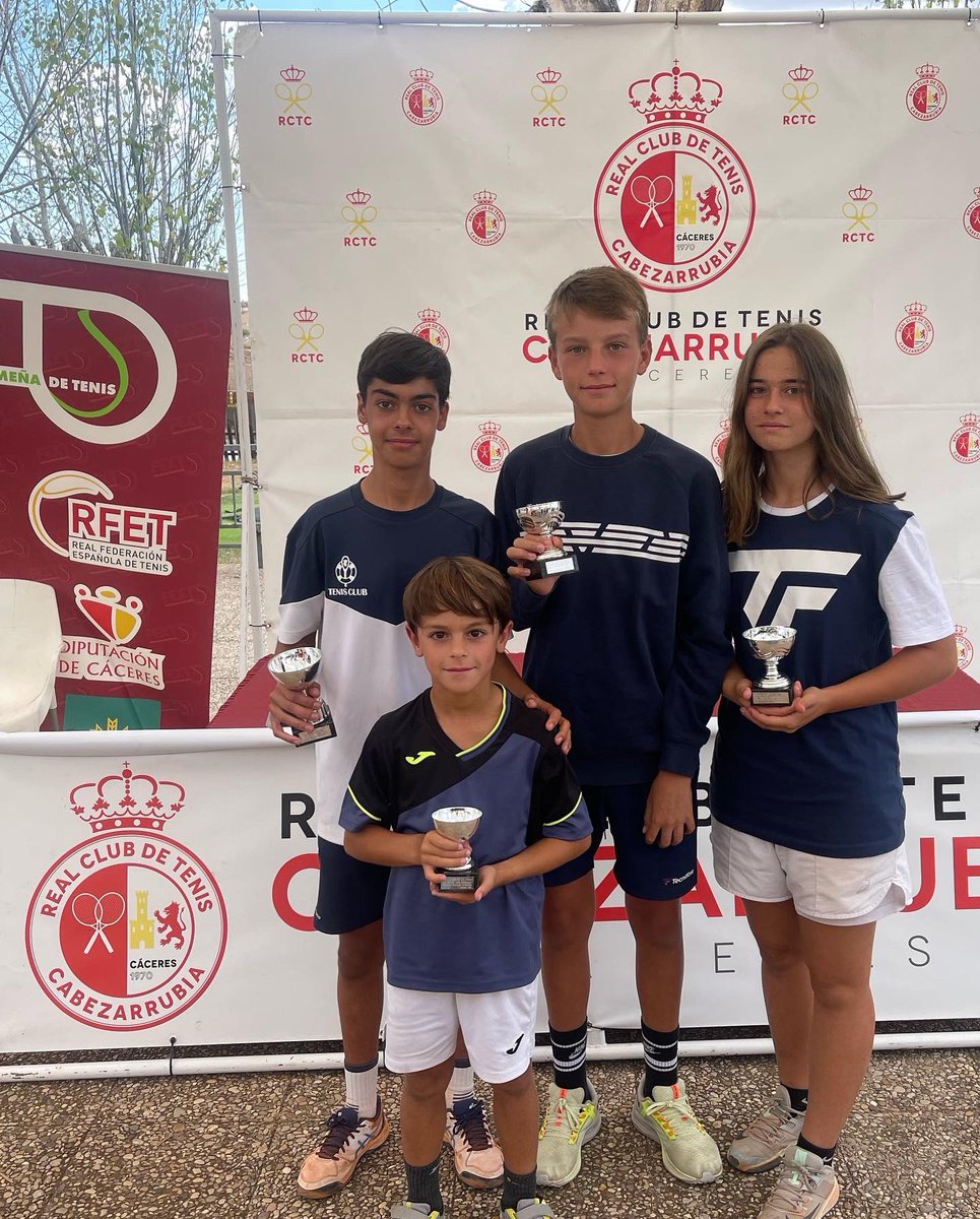 Tenis y Pádel Don Benito (@tenispadarenas) on Twitter photo Gran fin de semana en Copa Masters de Extremadura Alex Romero Subcampeón Benjamín Masculino José María Hidalgo-B Subcampeón Alevín Masculino
Guillermo Gómez Campeón Infantil Masculino Alicia Andrade Subcampeona Cadete Femenino Vamoooosssss!!!
<a href="/Ayto_DonBenito/">Ayto. Don Benito</a> <a href="/Area_Deportiva/">Area Deportiva.net</a> Gran fin de semana en Copa Masters de Extremadura Alex Romero Subcampeón Benjamín Masculino José María Hidalgo-B Subcampeón Alevín Masculino
Guillermo Gómez Campeón Infantil Masculino Alicia Andrade Subcampeona Cadete Femenino Vamoooosssss!!!
<a href="/Ayto_DonBenito/">Ayto. Don Benito</a> <a href="/Area_Deportiva/">Area Deportiva.net</a>