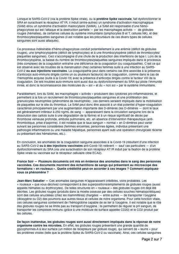 DocteurPEB1's tweet image. Article publié le 25 Septembre 2022 par
le Professeur Jean-Marc Sabatier, Directeur de Recherche au CNRS et directeur de 2 revues scientifiques internationales de virologie.
Merci d&apos;imprimer ces 7 pages et de les donner à lire à votre médecin et à votre pharmacien
Pages 1 à 4