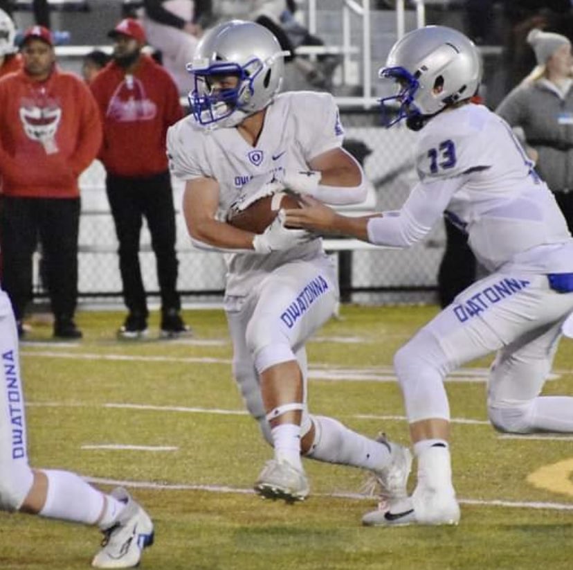 Your Applebee’s Player of the Game is Conner Grems. 179 yards rushing and 2 TD’s. Just as impressive was his huge hustle play to keep Austin out of the end zone. Congrats Conner!!