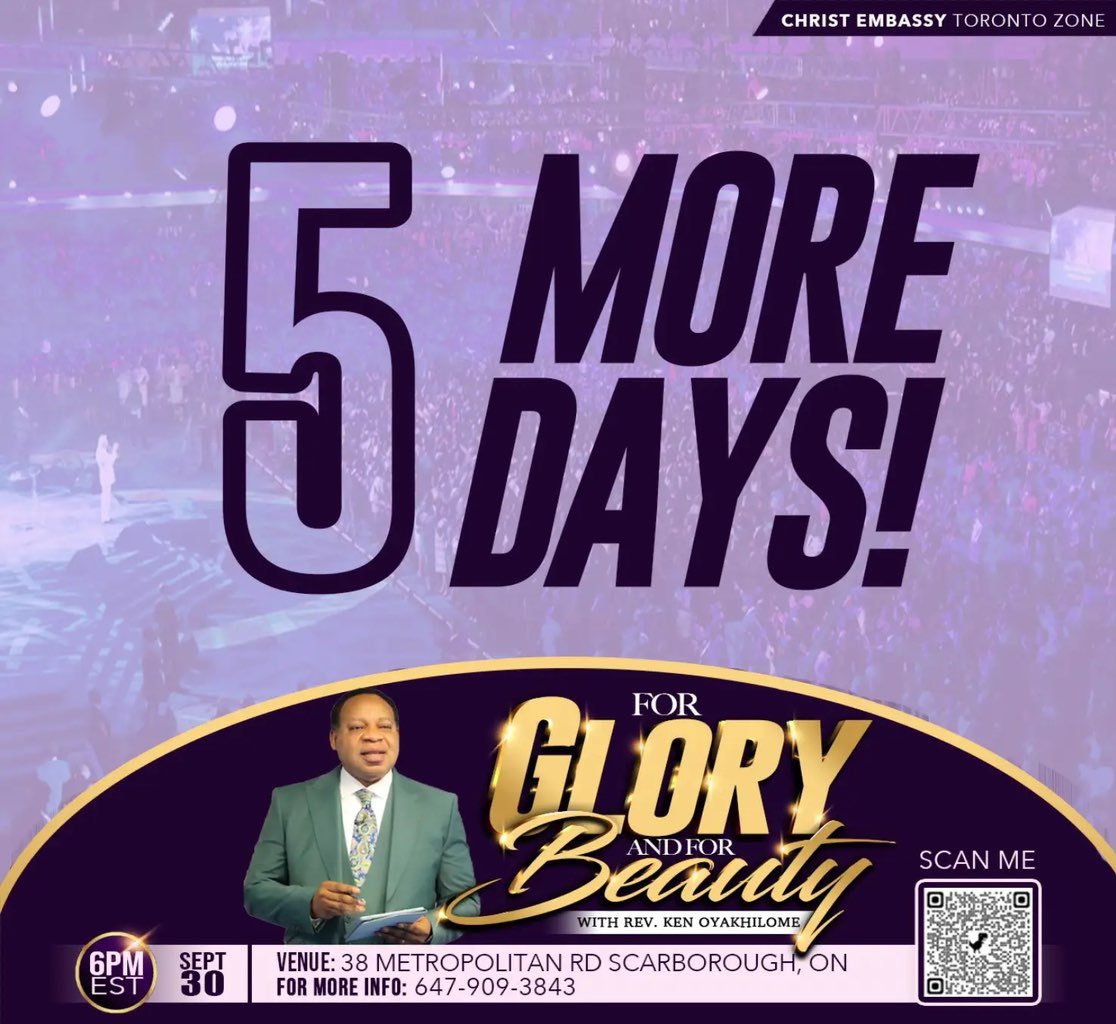 Linussvg's tweet image. This year's For Glory and For Beauty will be the best yet!!!! Be sure to register and participate!!! 🙏🏾🙏🏾🙏🏾❤️❤️❤️🎉🎉🎉

#FGFB
#roadtoFGFB
#CECANADA
#CETORONTOZONE
#CESCARBOROUGHGROUP
#CESCARBOROUGH