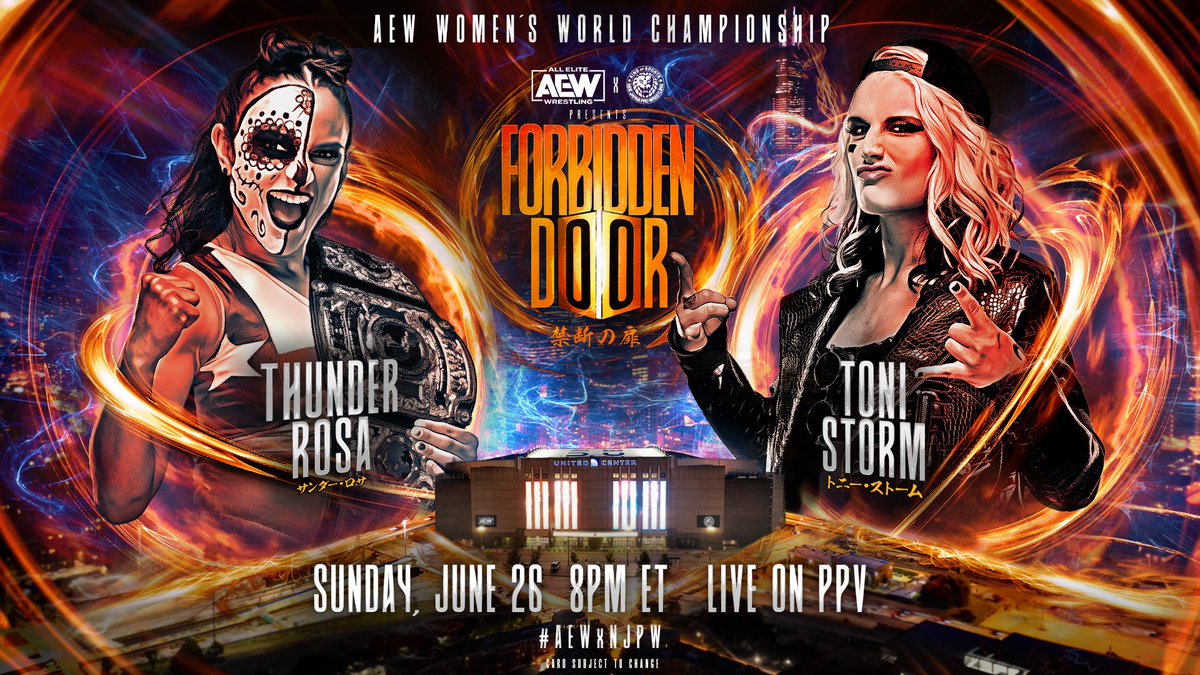 It's amazing to think about but three of the women's matches of the year involved @thunderrosa22 and one of these matches was the only women's match on probably the best PPV of the year #ForbiddenDoor

I really think she should be recognized for her importance in pro wrestling!