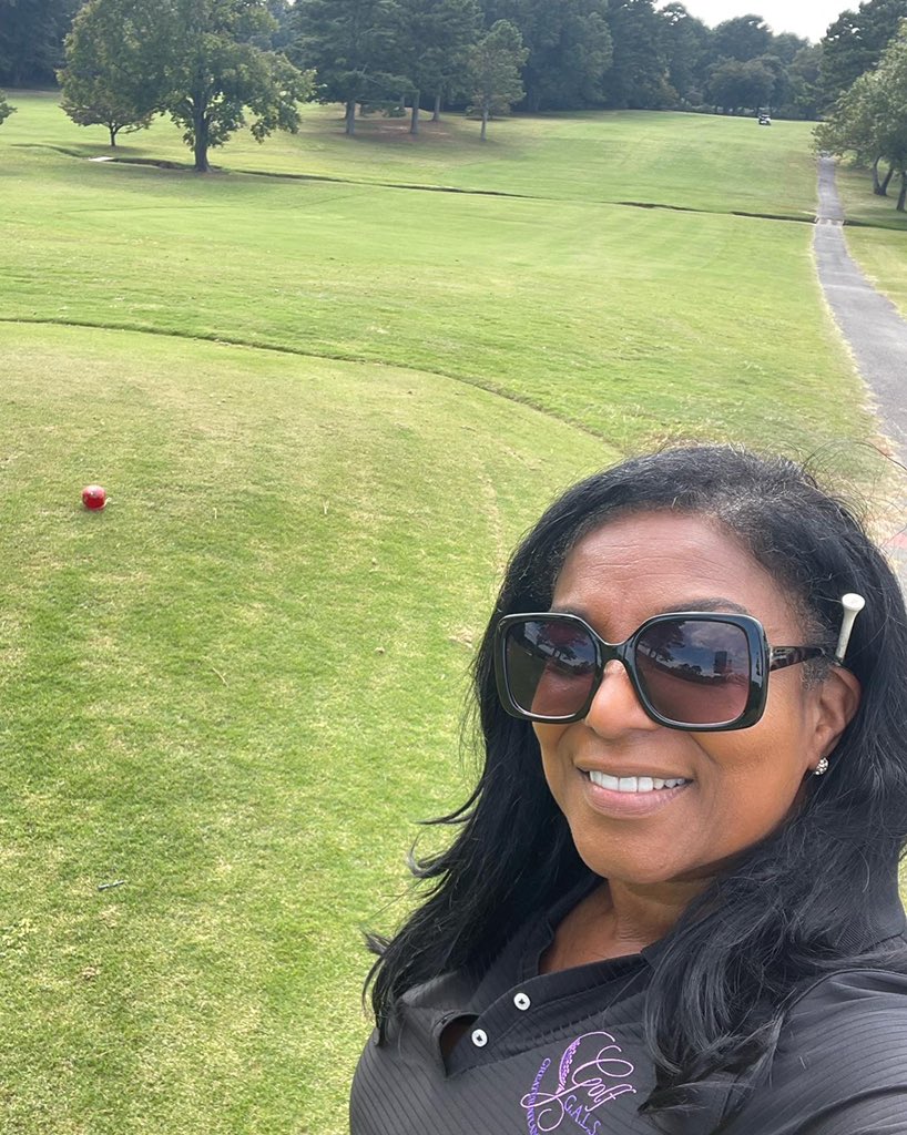 Shaunya_Chavis's tweet photo. So when vitamin D is ordered and your ⛳️ League Sisters invite you to play, you just do what you gotta do! Thanks for the fellowship Karen Bass &amp; Tjuan Dogan #GolfGALS #golf @Golf_GALS @BlackGirlsGolf https://t.co/PyTTDLh0hP