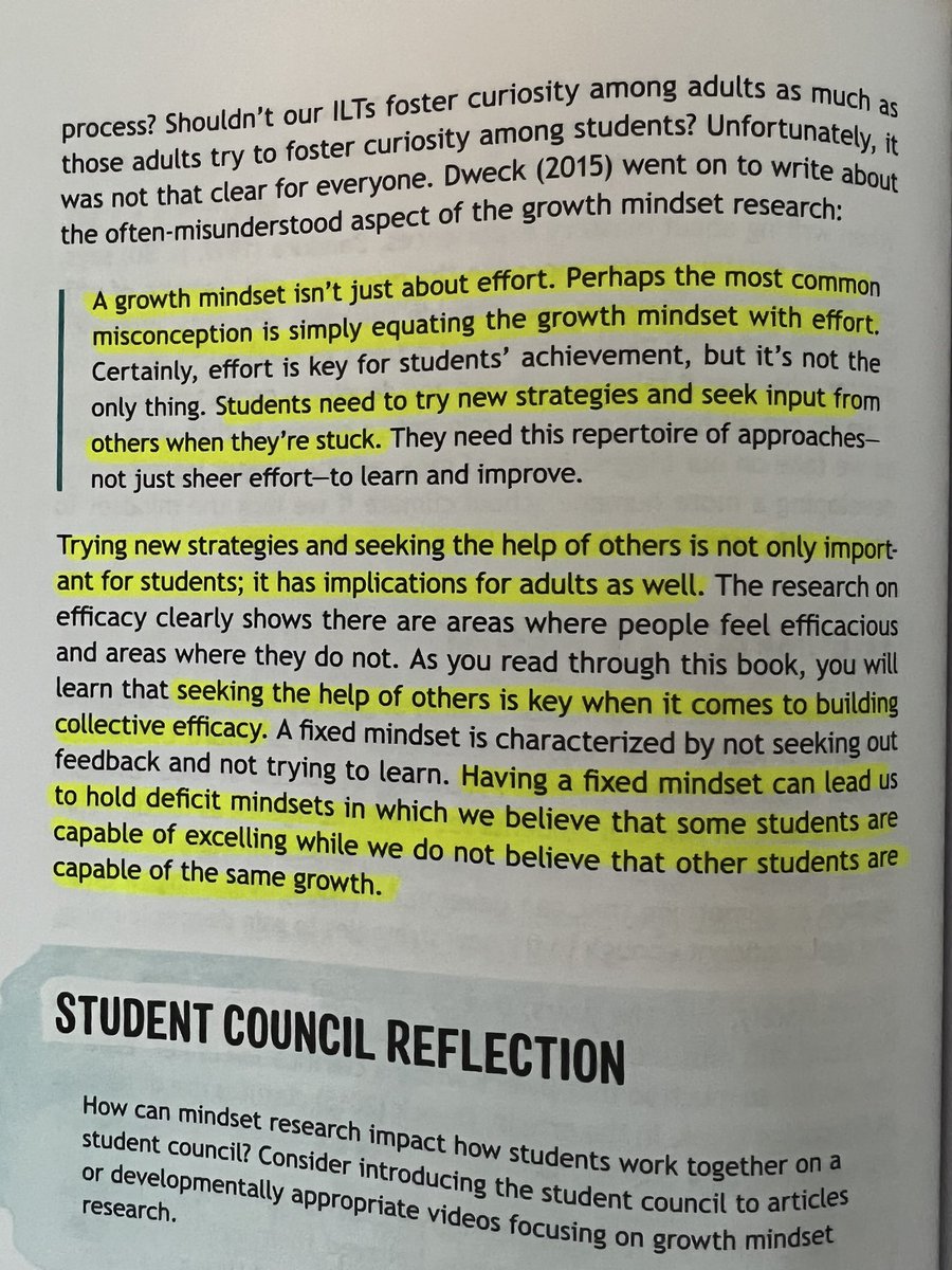 “Deficit thinking is not only a symptom of larger systemic oppression, but also reinforces these oppressive systems…and treats people as problems”                Growth mindset teaching = All Kids CAN…it takes growth minded teachers willing to try all the things #leadersread