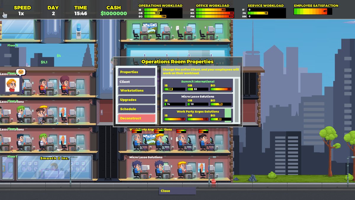 The_Ent_Factor's tweet photo. The tycoon/simulation game SMOOTH OPERATORS 2 has been released for PC

https://t.co/H4qDOcRMiP

 #games #videogames #gaming #pcgames #pcgaming #indiegame #indiegames #smoothoperators #smoothoperators2 #tycoon #simulation #strategy #management @aheydeck https://t.co/oeff3DuJsA