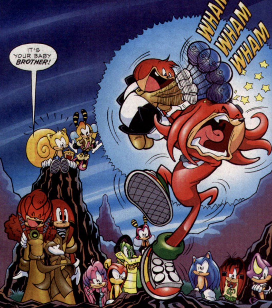 ソニック 「Sonic 138-141: Return to Angel Islandwha」|snail 🐌⚡️のイラスト