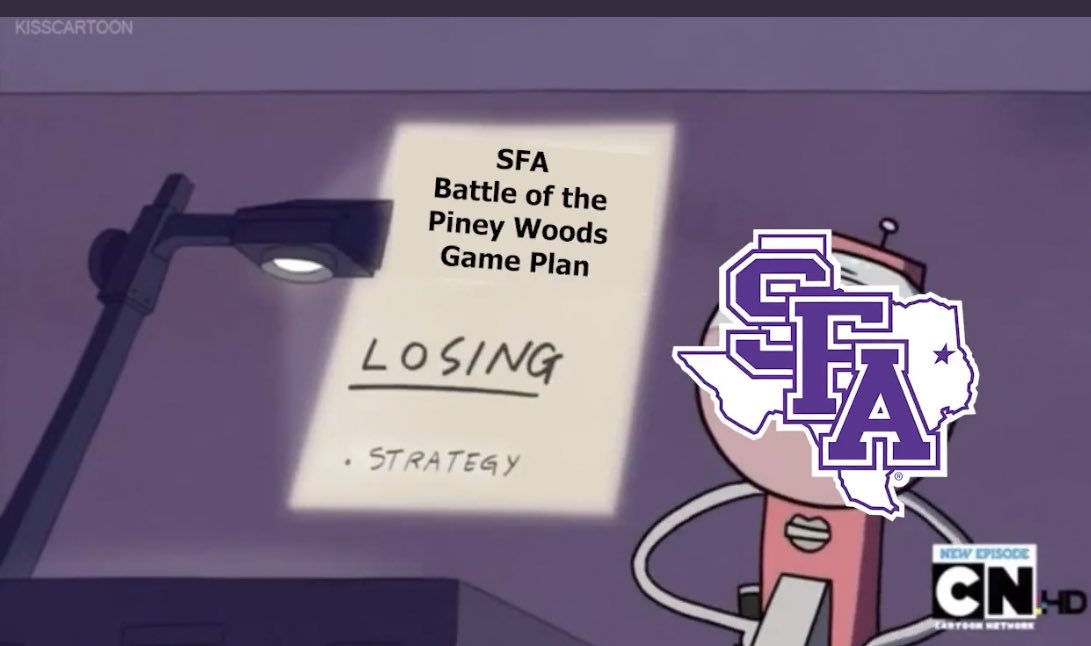 SportsofSHSU's tweet photo. It’s officially #sfahateweek! Drop your favorite memes, pictures and videos below and tag us this week! https://t.co/e6fXCVmXaD