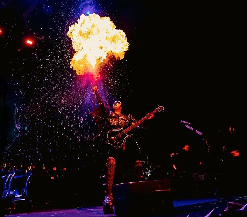 Taking pics of The Demon <a href="/genesimmons/">Gene Simmons</a> never gets old.  🤟🏻    KISS, West Palm Beach, FL 9/21/22