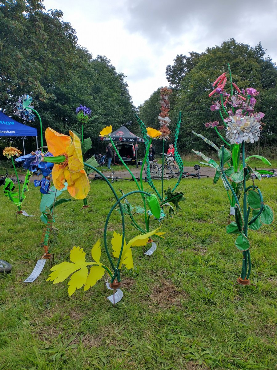 We've had a lovely day at the Summer Cycle with our information stall and the giant flowers from the Eco Art project with @abscraft and @WirralUnplugged.

Thanks <a href="/RethinkNowCIC/">Rethink Now CIC</a>