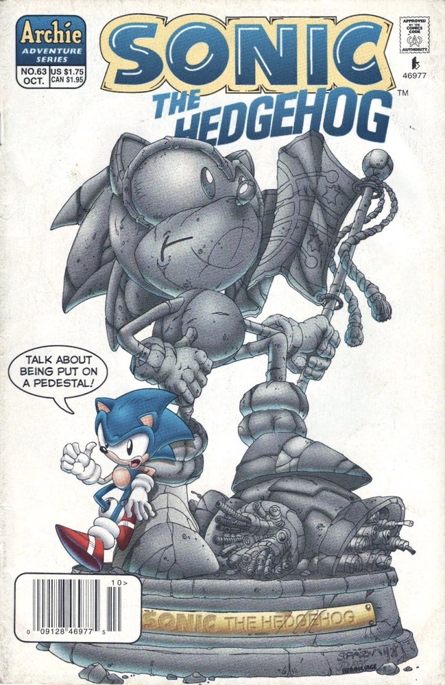 Sonic 62-63: Icon

this was one fo the first stories where i was like "oh shit this is actually good." sonic and tails find themselves in a desert town that seems to worship sonic, but something is… off. a solid sonic story and a good place to get into some of the older stuff 
