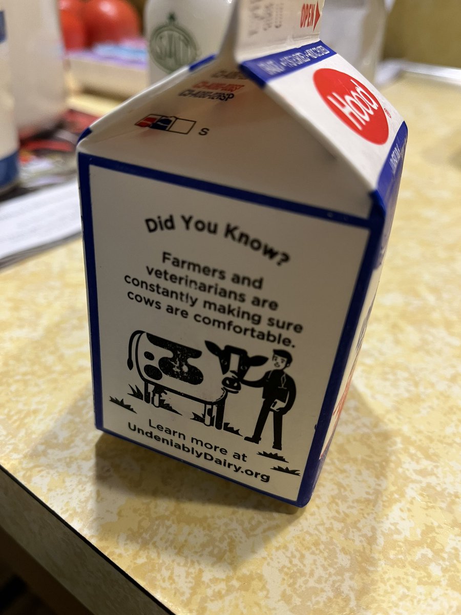 #Farmer friends, you may not see these little milks that the kids and elderly get with their meals, so I thought I’d share.

@UndeniablyDairy
#farmlove
@MilkHood
#schoollunch
#mealsonwheels
#caregiver
#cowcomfort
@NYFarmer
@DerrickJosi
@jtiltonflood
@JoannaLidback
@ScottH_R