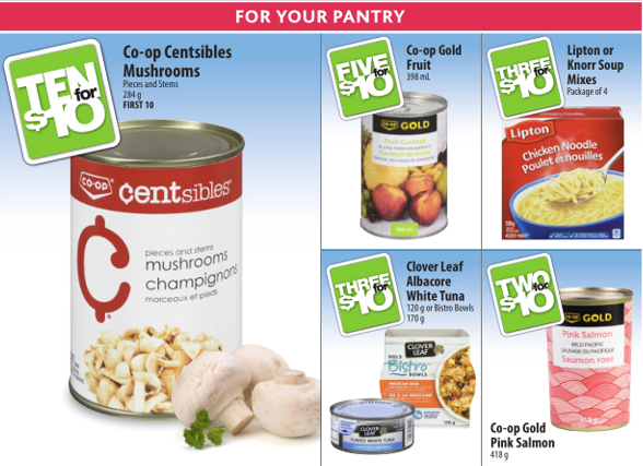 evergreen_coop's tweet photo. Do you hear that? Your pantry might be calling you! Stock your shelves with your favorite canned goods with our $10 sale!
#evergreencoop
#$10sale
#eflyers https://t.co/KYgCQhnNho