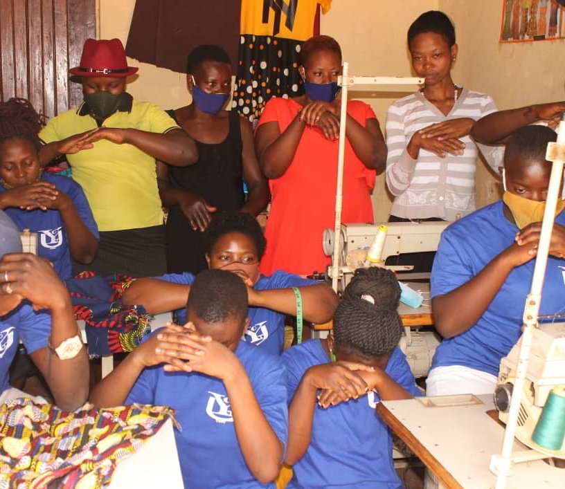 YOTUUGANDA's tweet photo. We still have a long away to move good enough we are not sited, the more we move the more we go closer. Thanks so much to @impactMarket_ @mbarrbosa @hbamwerinde and to all our donors, what u donate u may see it as a small thing but to us it changes lives. #YOTU tailoring projct https://t.co/eLUTwWzoKs