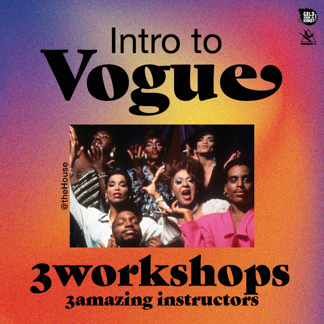 Join our Intro to Vogue workshops for beginners at The House!

Costs: 4 euro per workshop or pay for all 3 at once for 10 euro. You pay at The House.

Time: 19:00 - 22:00 on:
19 Oct: Vogue Fem by <a href="/typhoonangels/">Typhoon Angels</a>
30 Oct: New Way by @miilakaarina
2 Nov: Old Way by <a href="/sevenangels/">Betsy Jaquith</a>.mp3