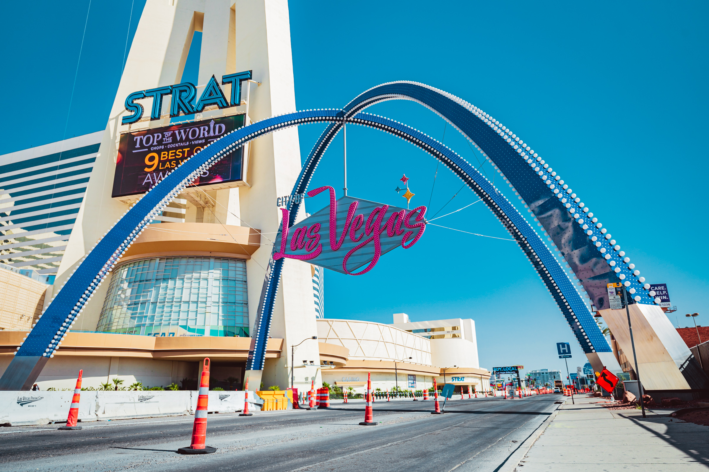 Downtown Las Vegas gateway arch construction to start this month, Downtown, Local