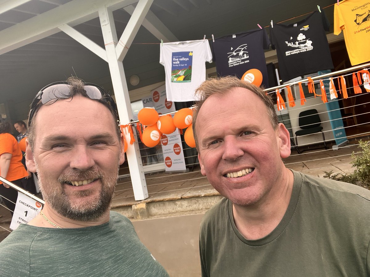 Thank you <a href="/MeningitisNow/">Meningitis Now</a> for putting on the Five Valleys Walk, not feeling too bad now, but tomorrow could be another story!! 😂
#5VW