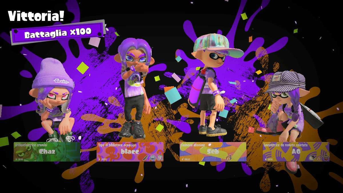 ____blacc's tweet photo. SLAY #Splatoon3 #NintendoSwitch #TeamGear https://t.co/YUJdTmRN4T