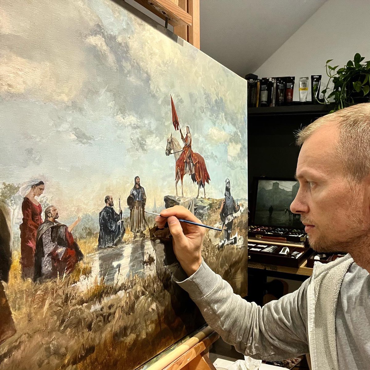 Work in progress…
#gregrutkowski #oilpainting #knights #medieval #wipart