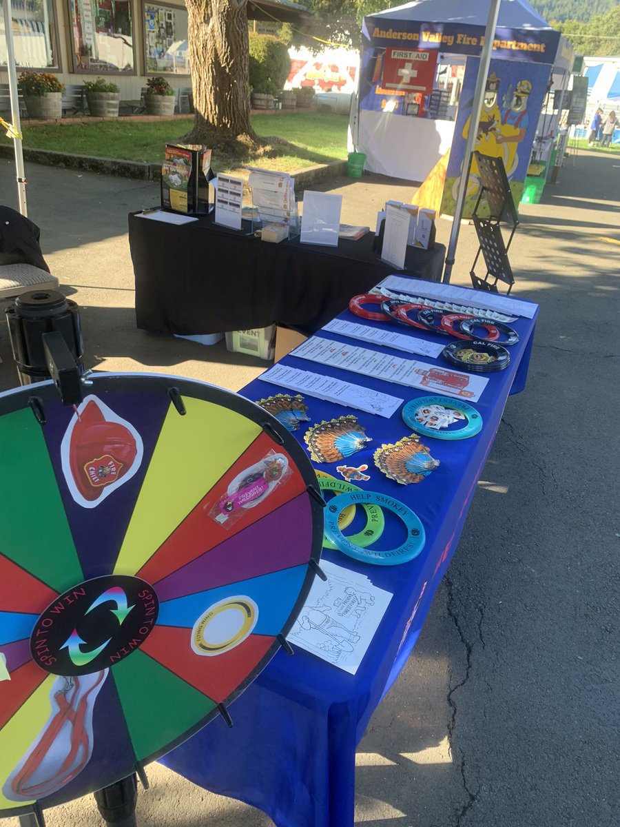 CALFIRE_MEU's tweet photo. #CALFIREMEU join us today for funday Sunday at the Mendocino County Fair and Apple Show. #CaptainCal #ReadyForWildfire https://t.co/syRtjVUPKA