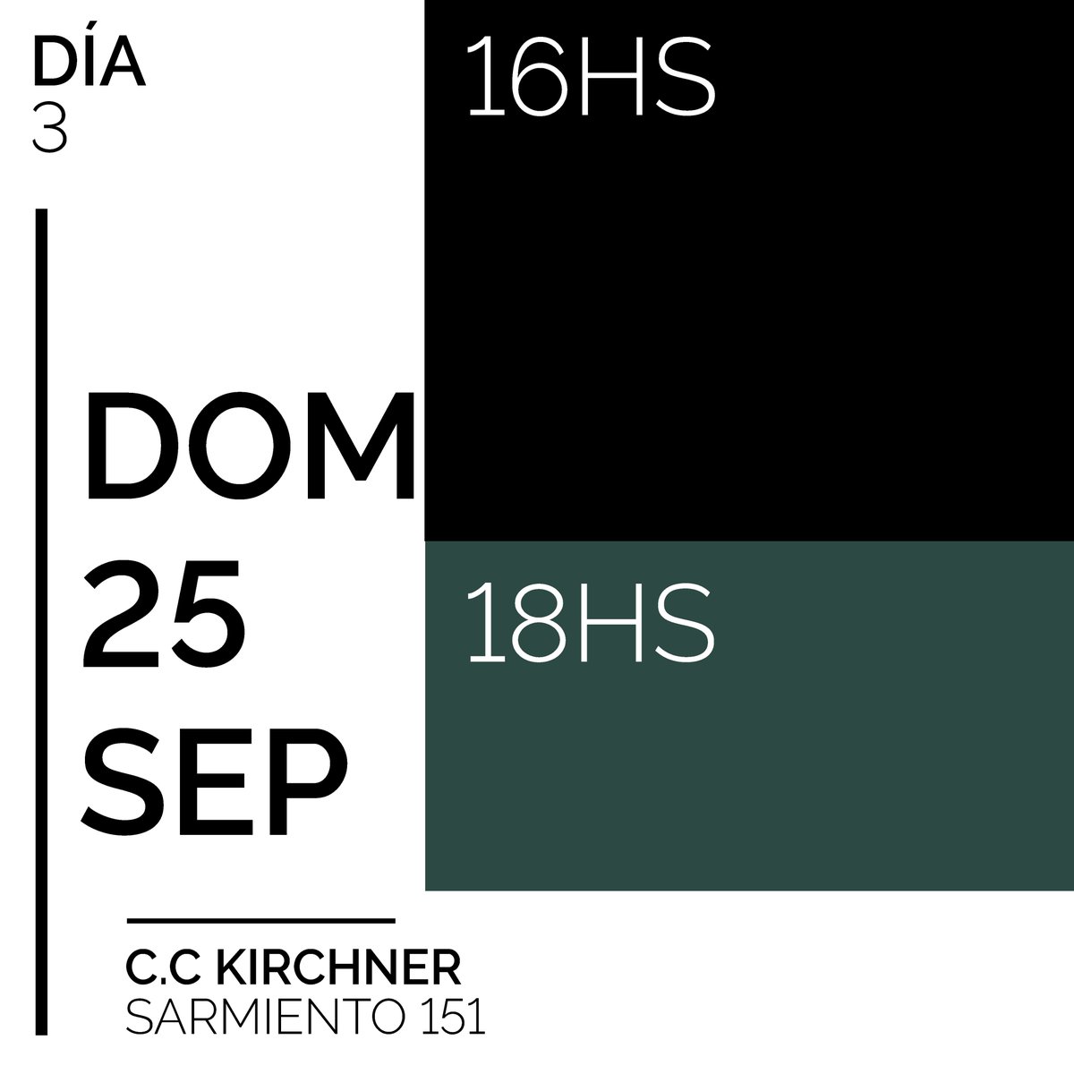 ✌️UN GESTO HACIA EL Centro Cultural Kirchner ✌️ Es una curaduría conformada por 4 programas realizada especialmente para el @elCCKirchner 
🎬 Dom 25 SEPT SALA B. PISO 6° 👉🏽16 hs 🌀 GESTO 04 👀 ÚNICA FUNCIÓN👀
🎬 Dom 25 SEPT SALA B. PISO 6° 👉🏽18 hs 🎋 18hrs 🎋 GESTO 03🎋