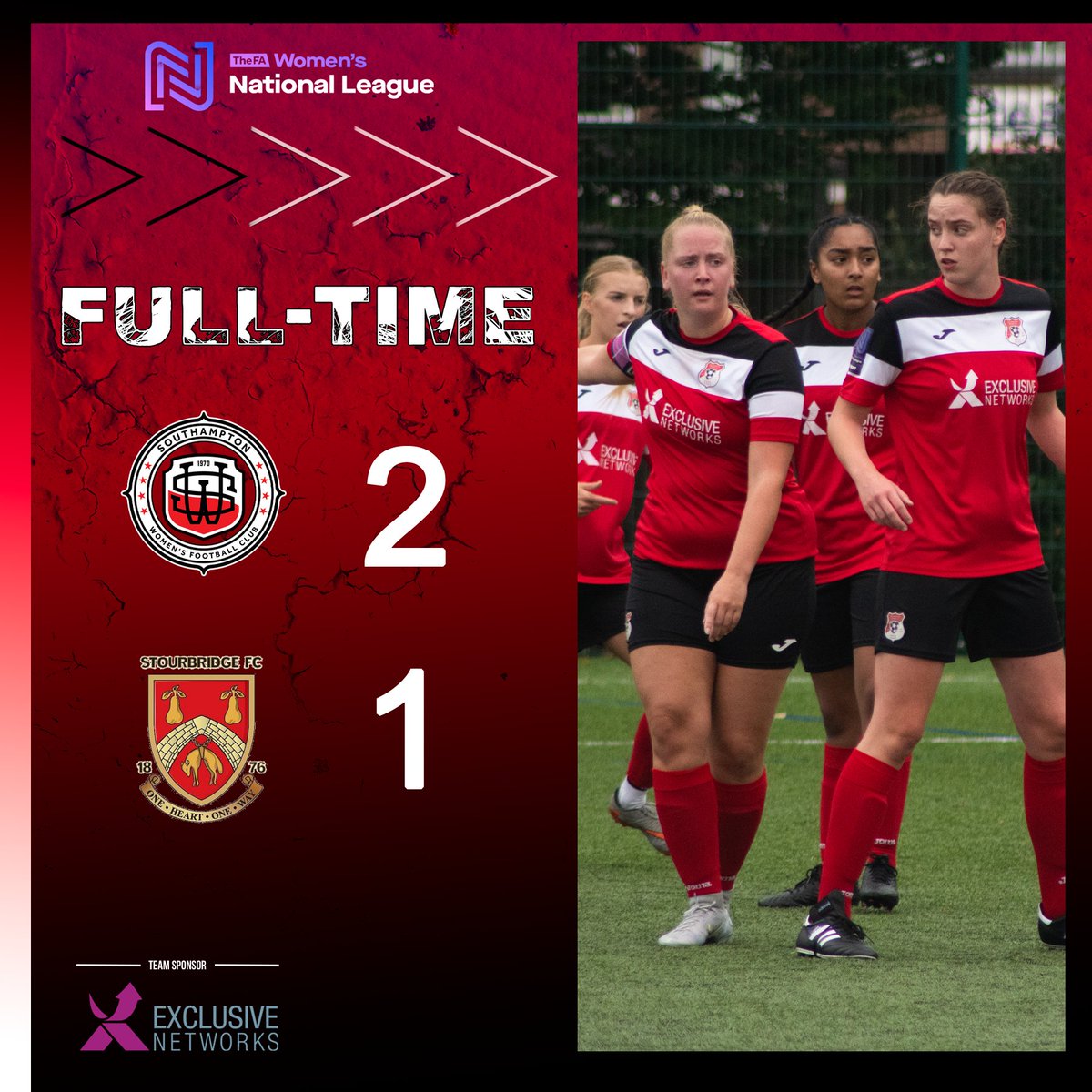 SotonWomensFC's tweet photo. The Reserves head in the FA Women's National League Reserves Cup with a 2-1 win over Stourbridge Reserves.

@charleysanford got an equaliser before @emily_flegg got the winner from the spot.

#SotonWFC | #WeAreNational https://t.co/oTfs1GfLuD