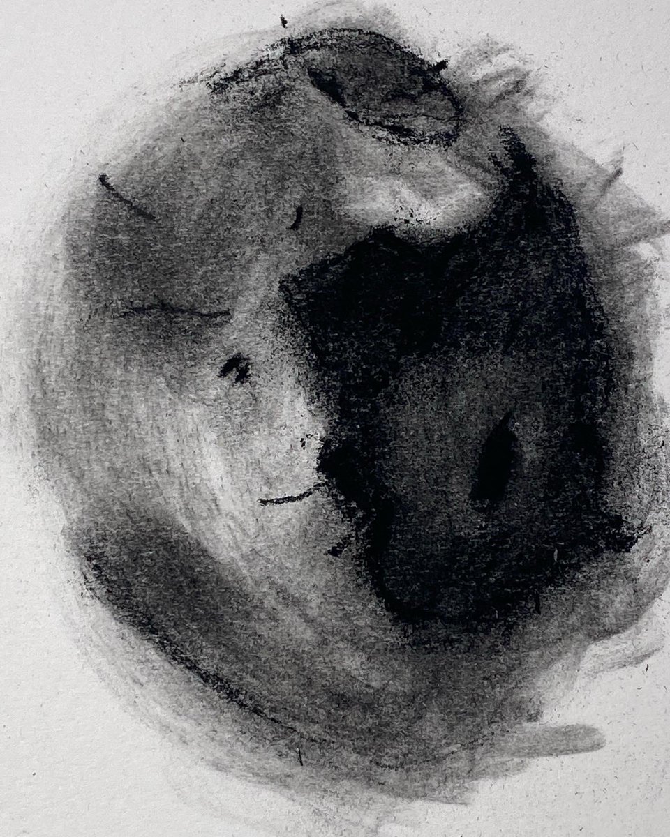 paulnwakelam's tweet photo. o a k g a l l
compressed charcoal + conte on Fabriano Unica, 190x140mm
#oakgall #charcoaldrawing #markmaking #worksonpaper #observationaldrawing #naturedrawing https://t.co/iON3VEdbPx