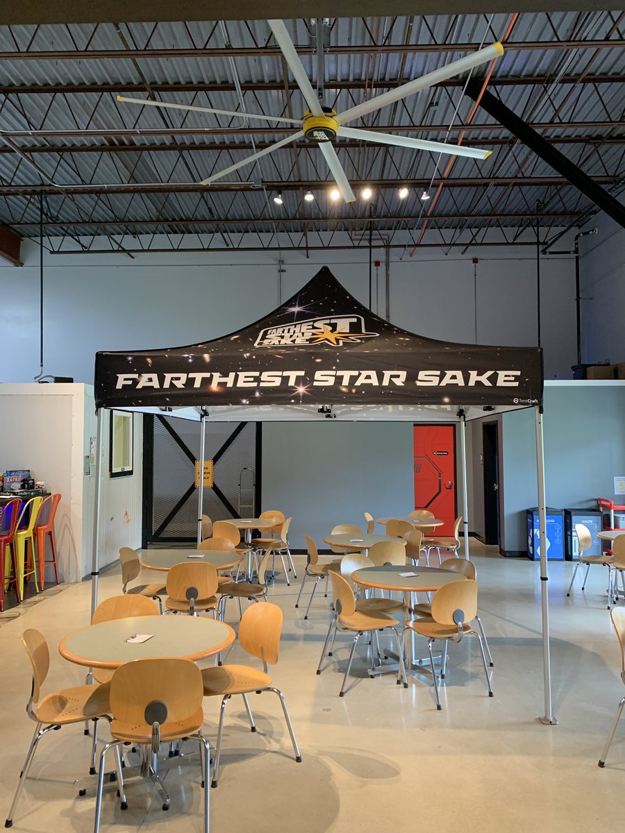 farthestsake's tweet photo. Setting up our new @TentCraft tent in our taproom because we are too excited to leave it in the box!!
American-made, super high quality, cool as hell!
#eventtent #newenglandsake https://t.co/Y2aiZ2zoEu