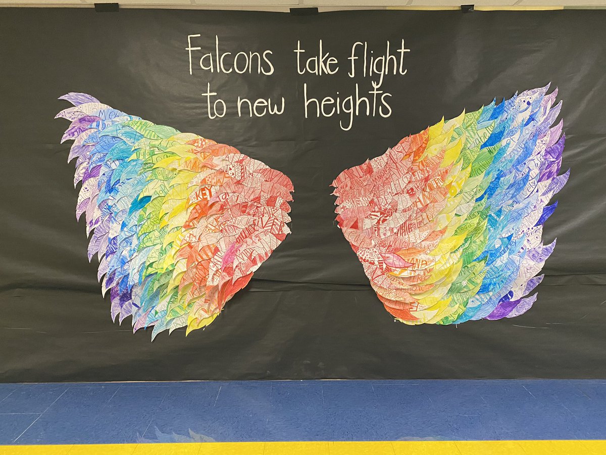 mrsperezart's tweet photo. 400 ish feathers put together to make beautiful wings. @nherisd #risdartk12 https://t.co/DYDFIF7ZCy