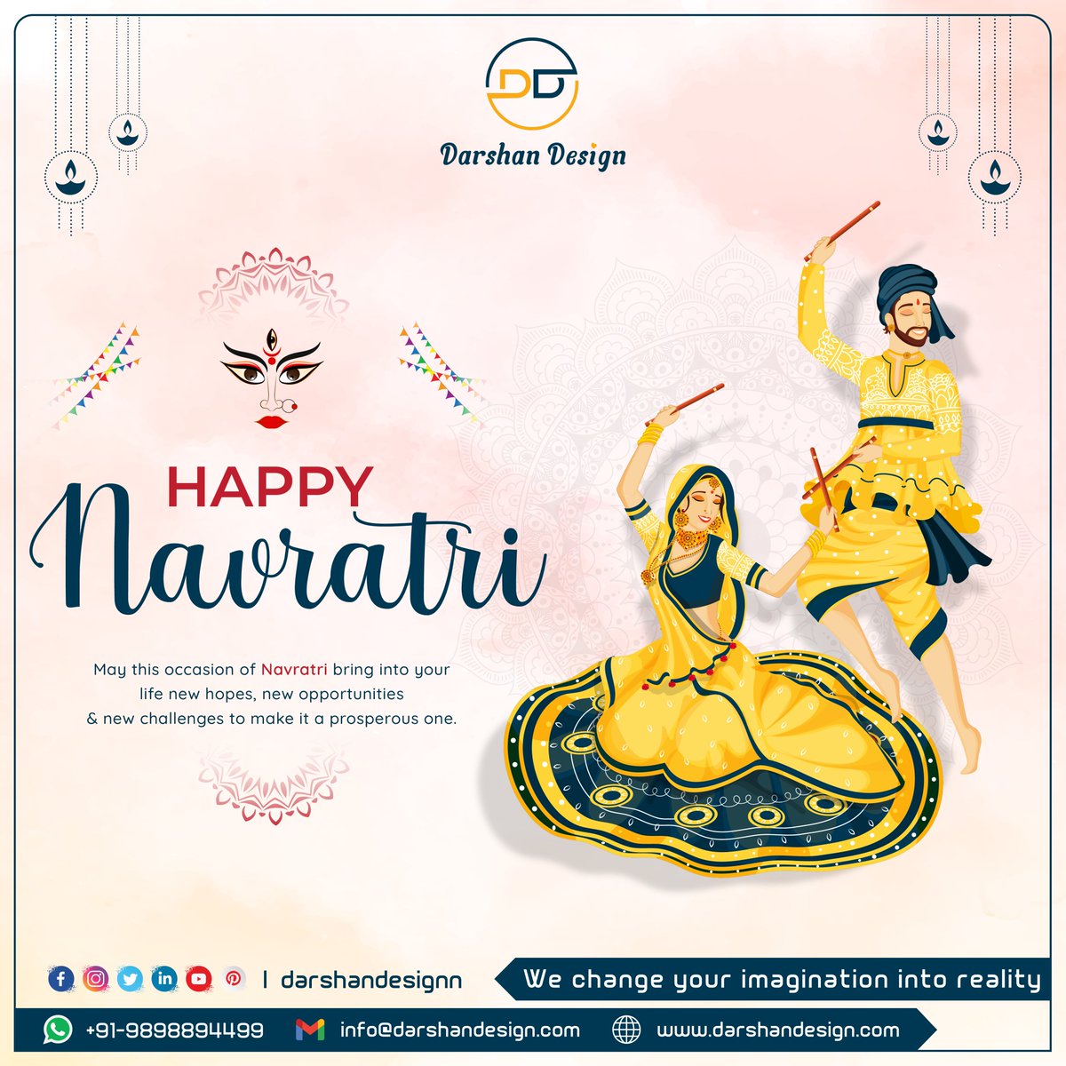 darshan_designs's tweet photo. HAPPY NAVRATRI 2022 !!!

#navratri #navratri2019 #happynavratri #maadurga #navratricelebration #garba #dandiya #garbanight #garbalover #couplegarba #navratrispecial #navratrifestival #jaimatadi #navratrinights #graphicdesigner #illustration #dailypost #festivalpost #graphics https://t.co/iQpYrjCjBZ