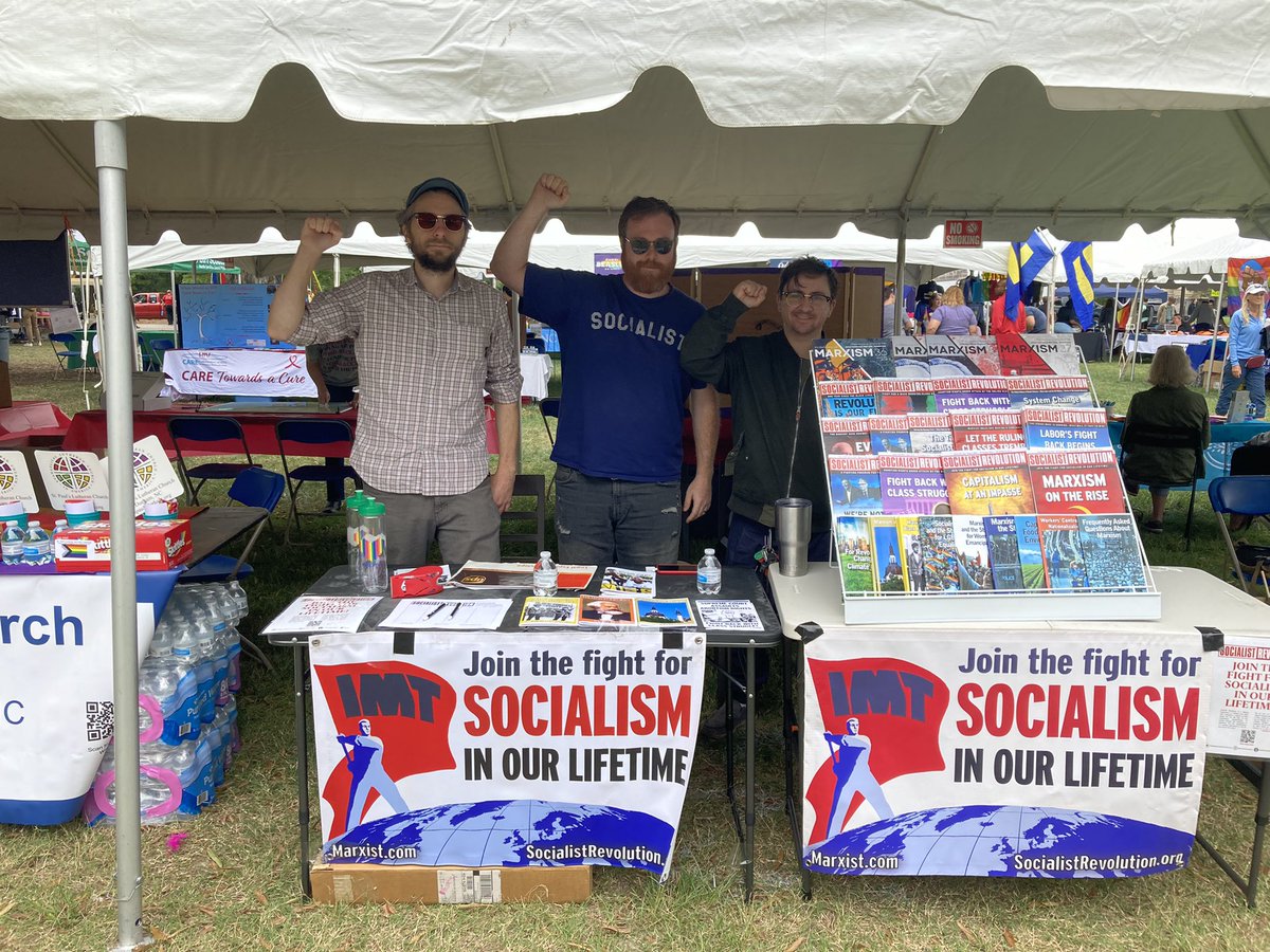 ImtRaleigh's tweet photo. Had a hugely successful tabling session at #durhampride Lots of papers sold, many great discussions about revolutionary Marxism! Many thanks to all who attended and those we had the pleasure of speaking with. https://t.co/hg6Y8HB7FD